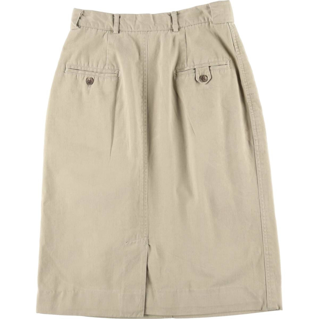 Ralph Lauren Two-pleat half-length A-line chino skirt, women's size L / eaa365708