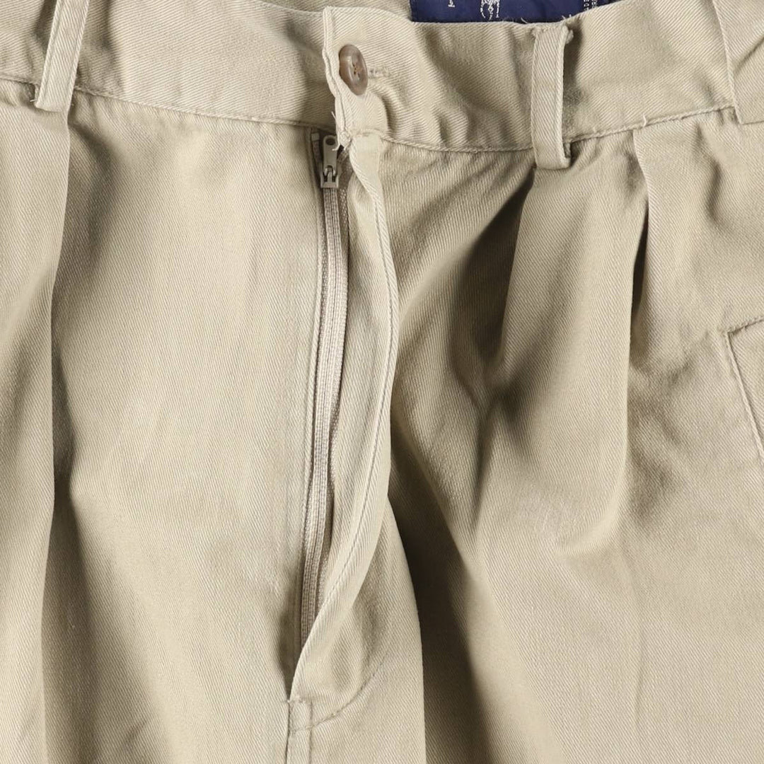 Ralph Lauren Two-pleat half-length A-line chino skirt, women's size L / eaa365708