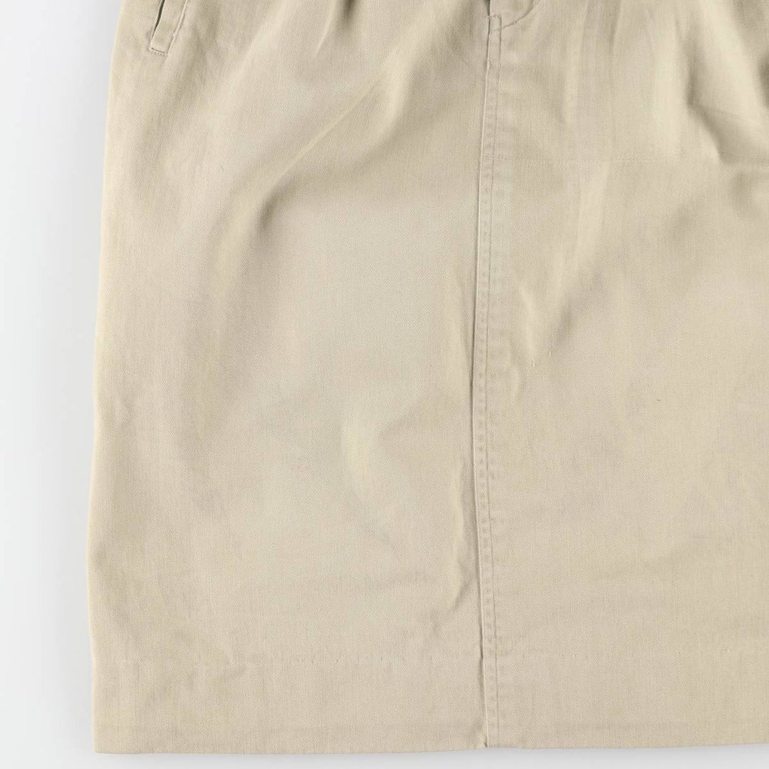 Ralph Lauren Two-pleat half-length A-line chino skirt, women's size L / eaa365708