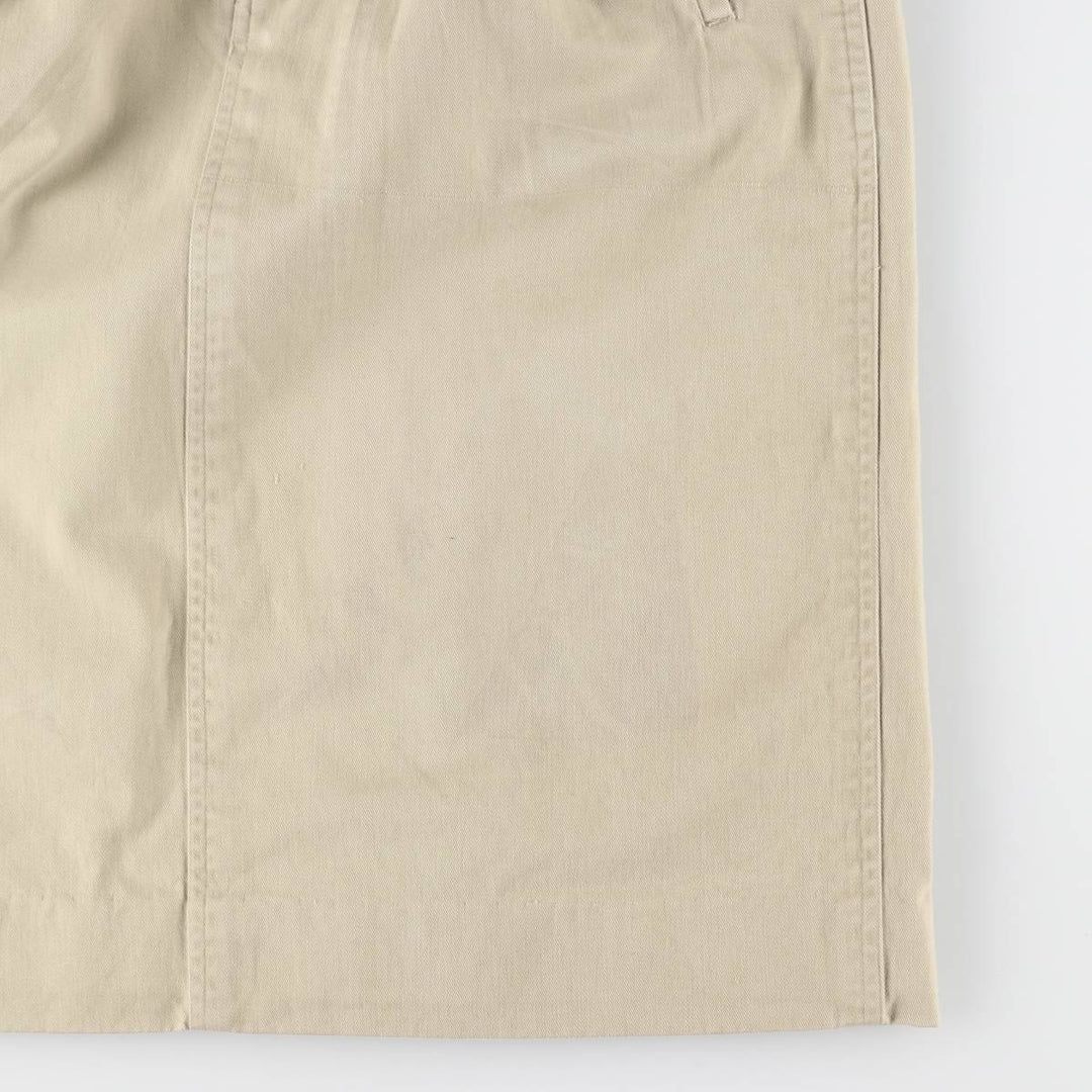 Ralph Lauren Two-pleat half-length A-line chino skirt, women's size L / eaa365708