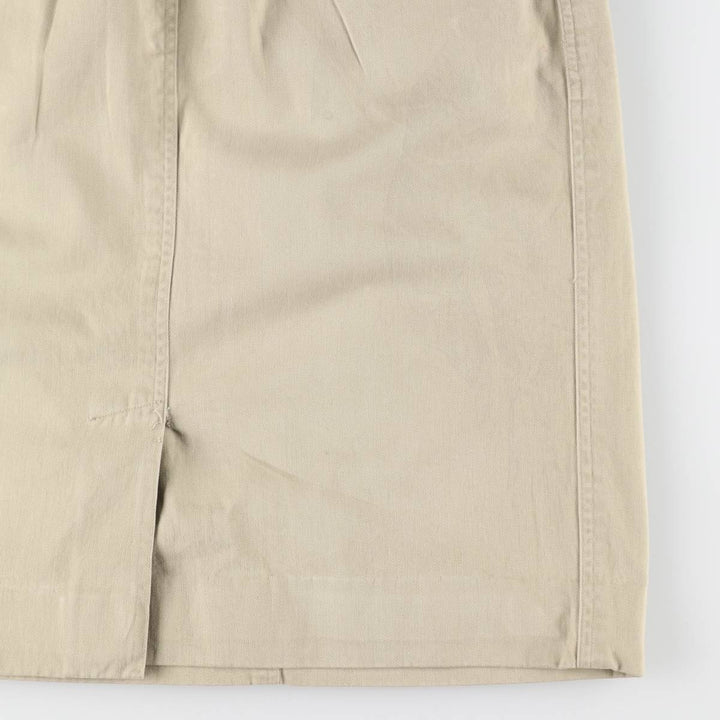 Ralph Lauren Two-pleat half-length A-line chino skirt, women's size L / eaa365708