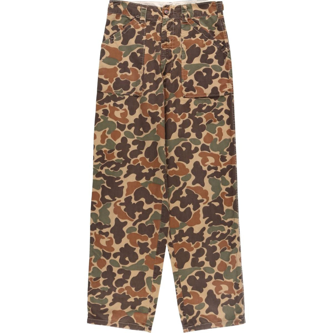 Camouflage pattern duck hunter camo baker pants women's L (w28) equivalent / eaa365762