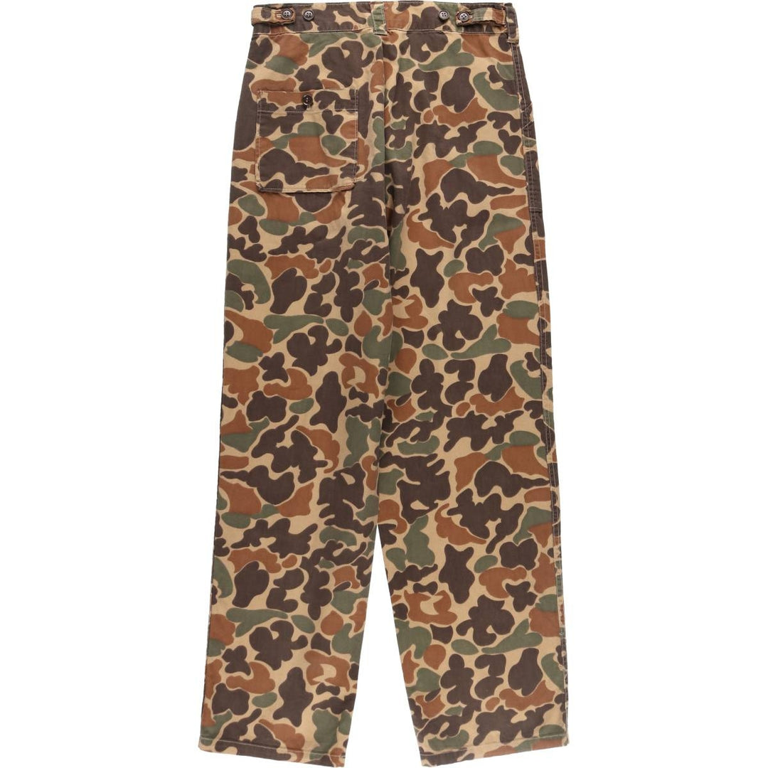 Camouflage pattern duck hunter camo baker pants women's L (w28) equivalent / eaa365762