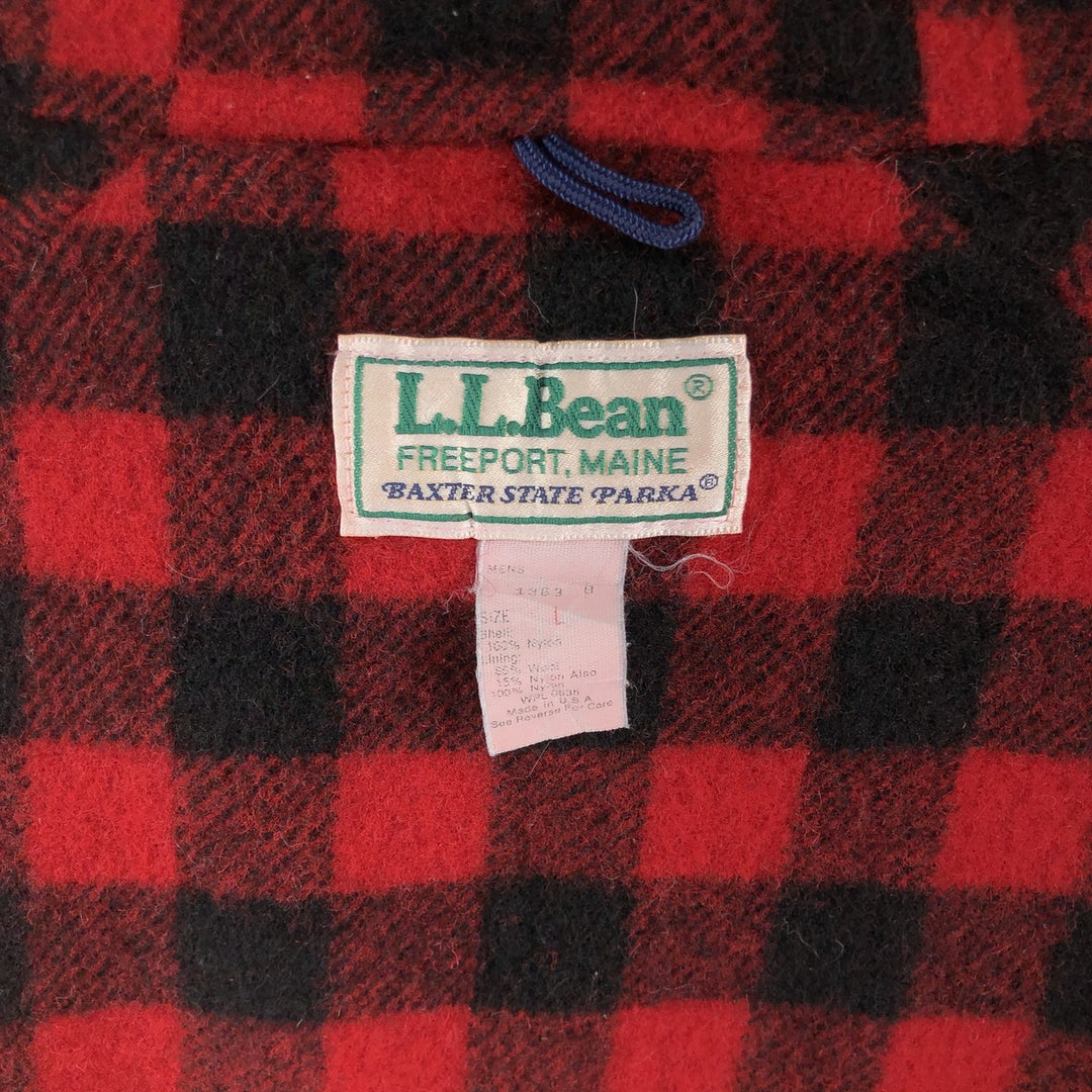 80'S LLBean Mountain Parka Shell Jacket Made in USA Men's L Size Vintage /eaa365777