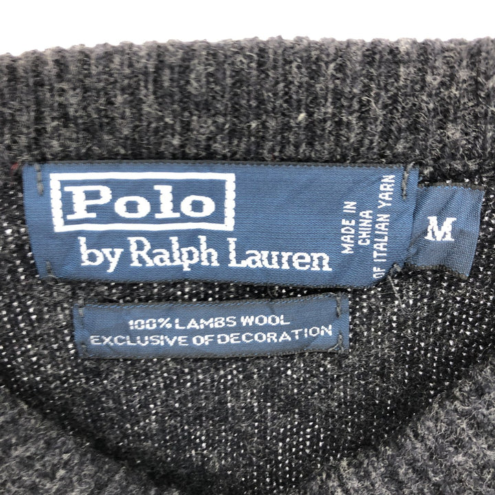 Ralph Lauren POLO by Ralph Lauren EXCLUSIYE OF DECORATION wool knit sweater Women's M /eaa365899