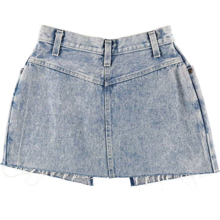 COURAGE MY LOVE Remake Cut-off Denim Mini Skirt Made in USA Women's M Size /eaa365933