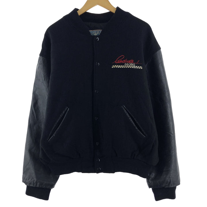 HORIZON by KAYE SPORTSWEAR Back Embroidery Leather Sleeve Wool Varsity Jacket Award Jacket Varsity Jacket Made in USA Men's XL /eaa366240