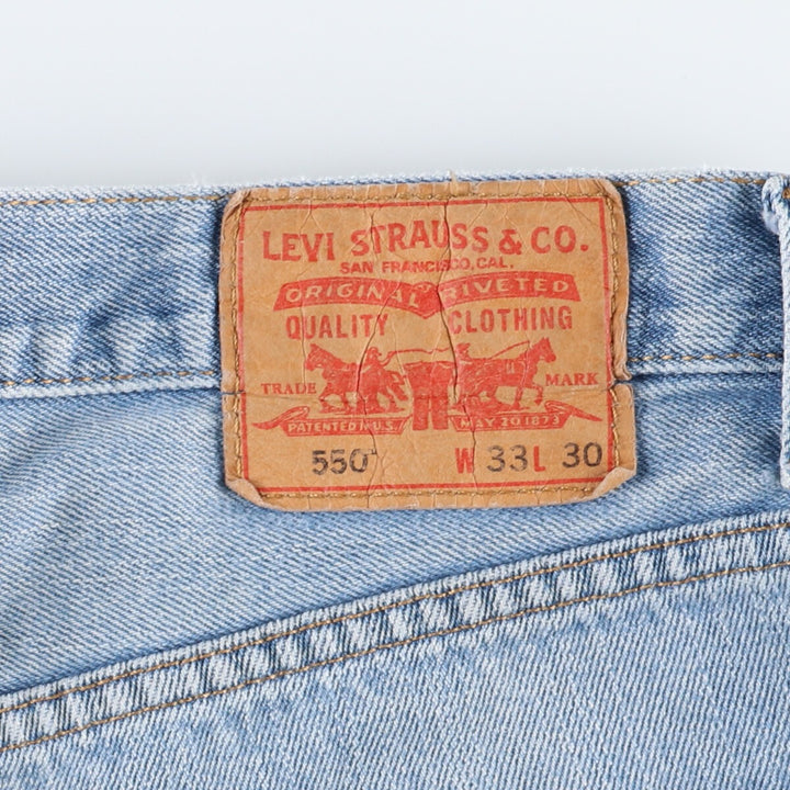 Levi's 550 Relaxed Fit Coupe Relax Tapered Jeans Denim Pants Men's W33 / eaa366343