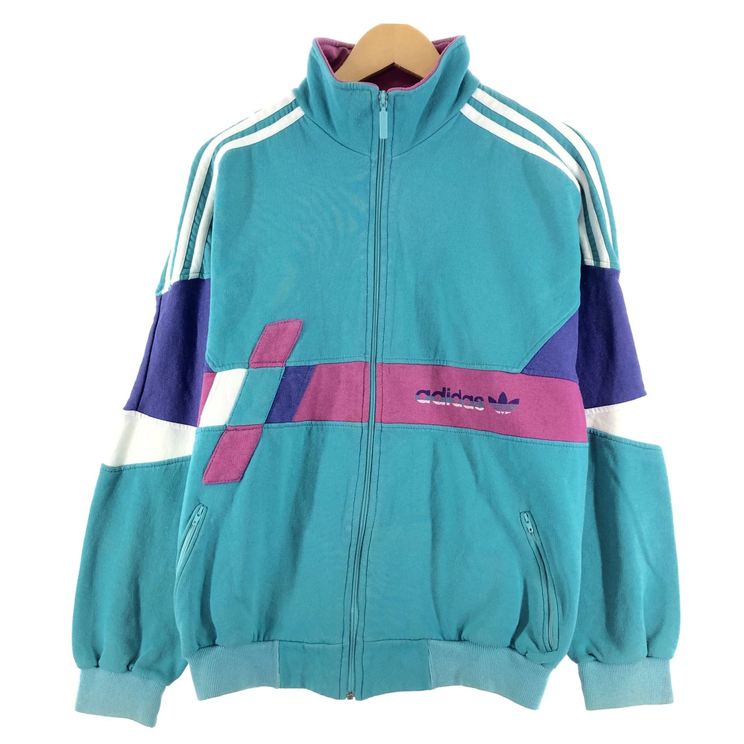 80s-90'S Adidas Jersey Track Jacket Women's L Vintage / eaa367166