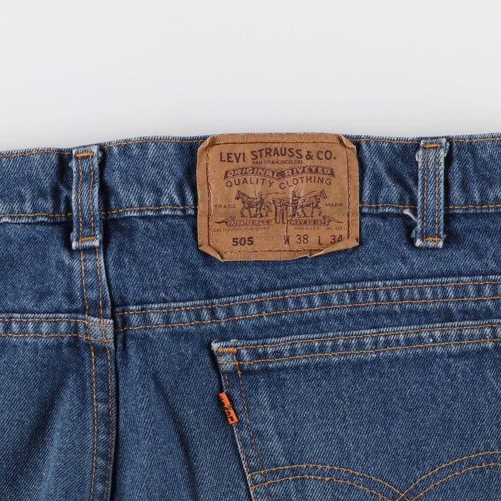 90'S Levi's 505 Orange Tab Tapered Jeans Denim Pants Made in USA Men's W38 Vintage /eaa367371