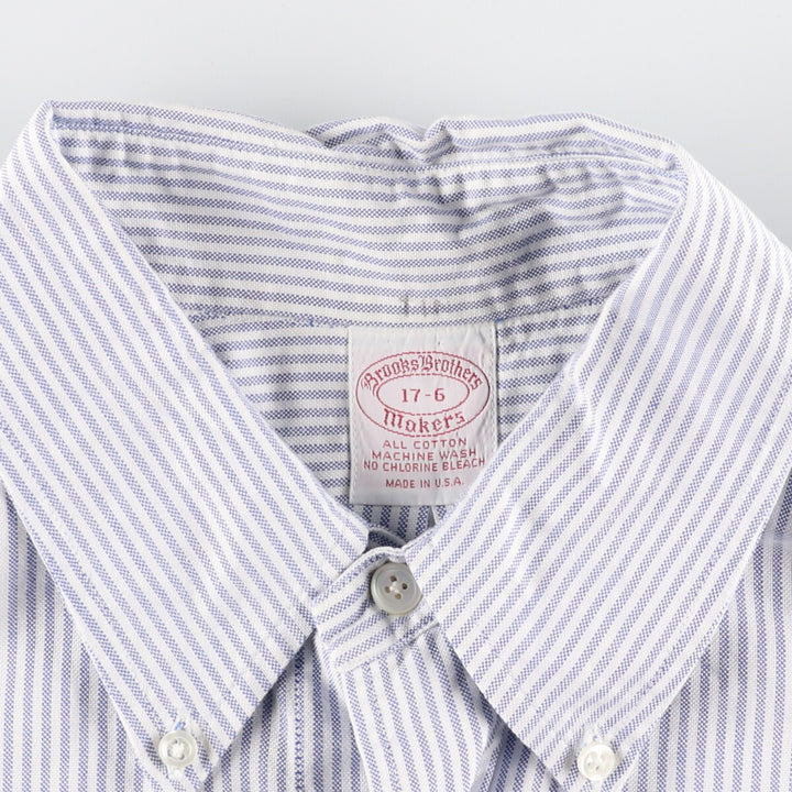 Brooks Brothers MAKERS Long Sleeve Button-Down Striped Shirt Made in USA Men's XL /eaa367374