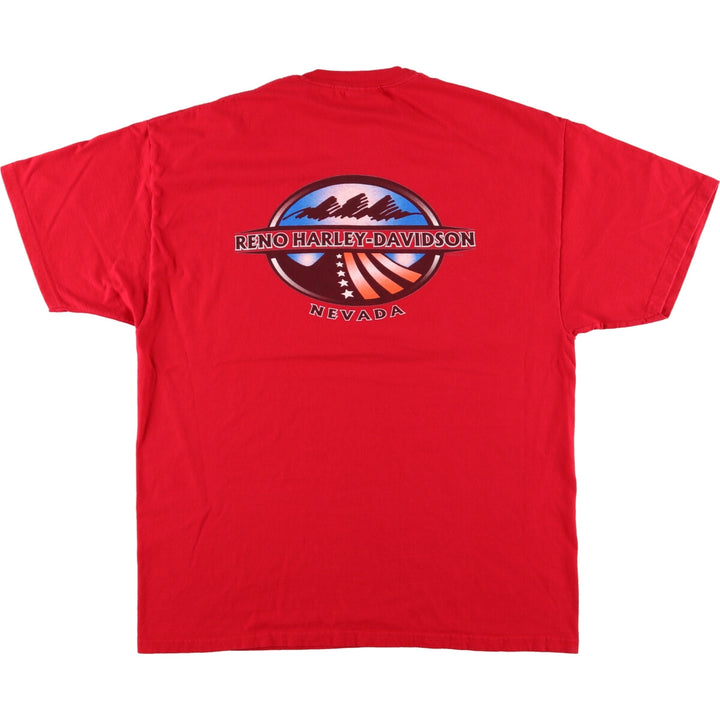 Harley-Davidson Double-sided Print Motorcycle Bike T-Shirt Made in USA Men's XL /eaa367503