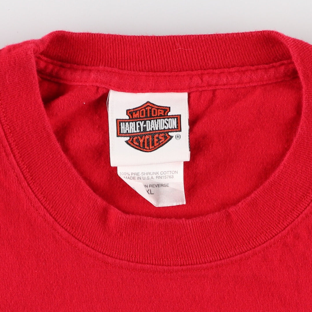 Harley-Davidson Double-sided Print Motorcycle Bike T-Shirt Made in USA Men's XL /eaa367503