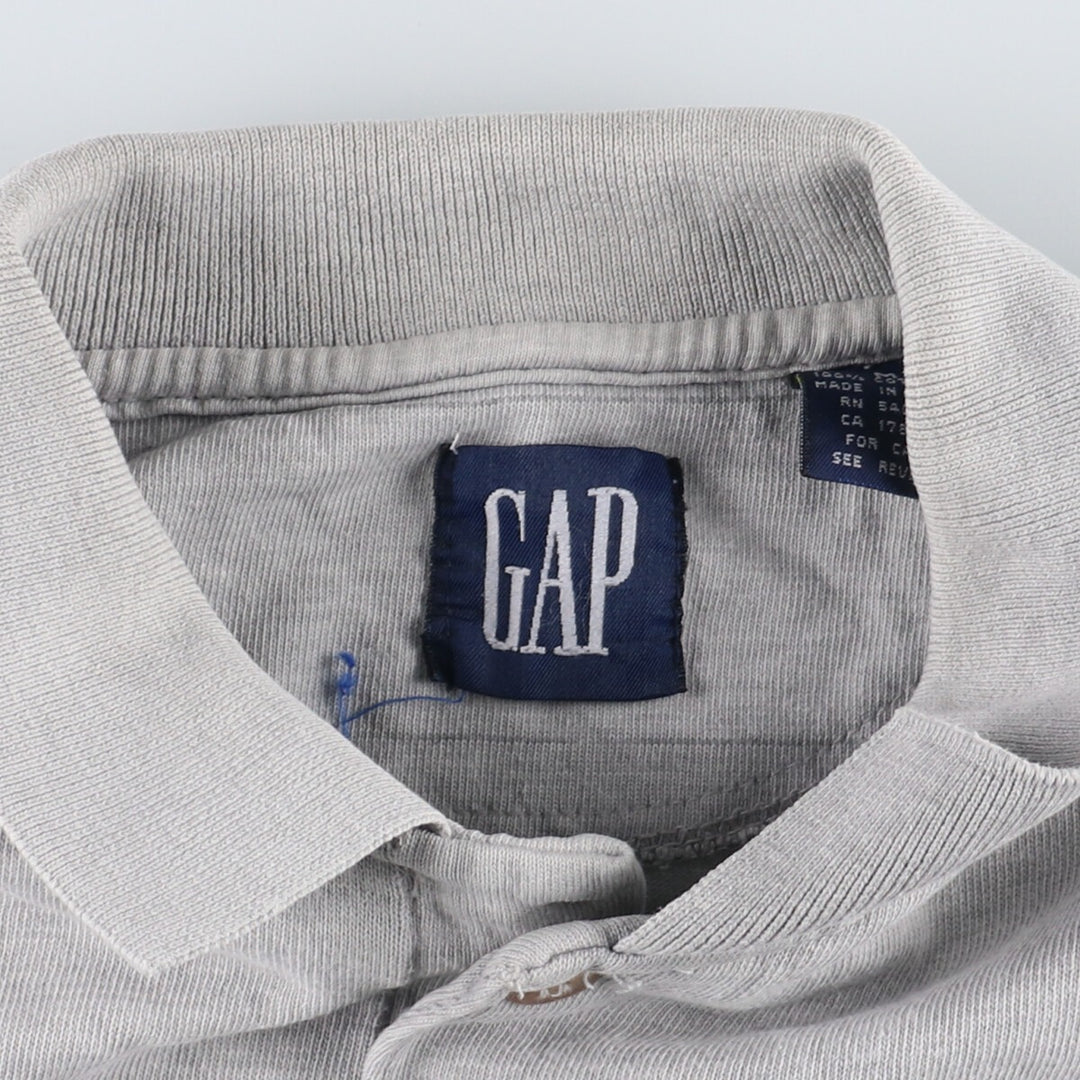 90'S GAP DENIM Old GAP Long Sleeve Polo Shirt Men's L Vintage /eaa367748