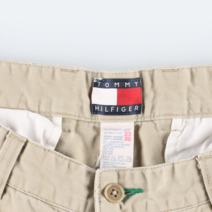 90'S Tommy Hilfiger Two-pleat Chino Pants Men's W32 Vintage / eaa368056