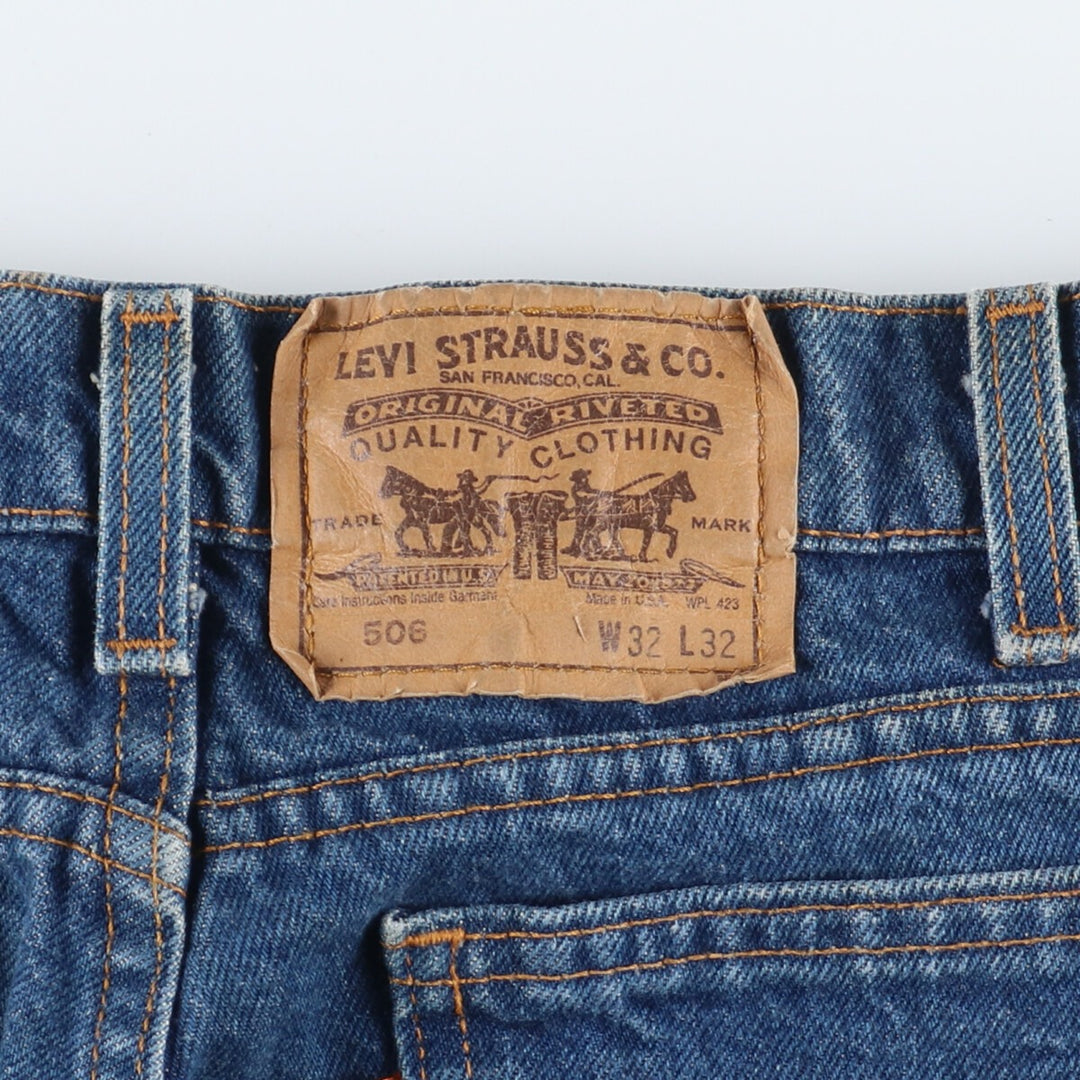 90'S Levi's 506 Orange Tab Jeans Denim Pants Made in USA Men's W31 Vintage /eaa368298