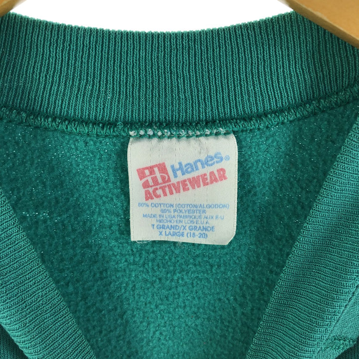 90'S Hanes Double-Sided Print Sweatshirt, Made in USA, Men's L, Vintage /eaa368673