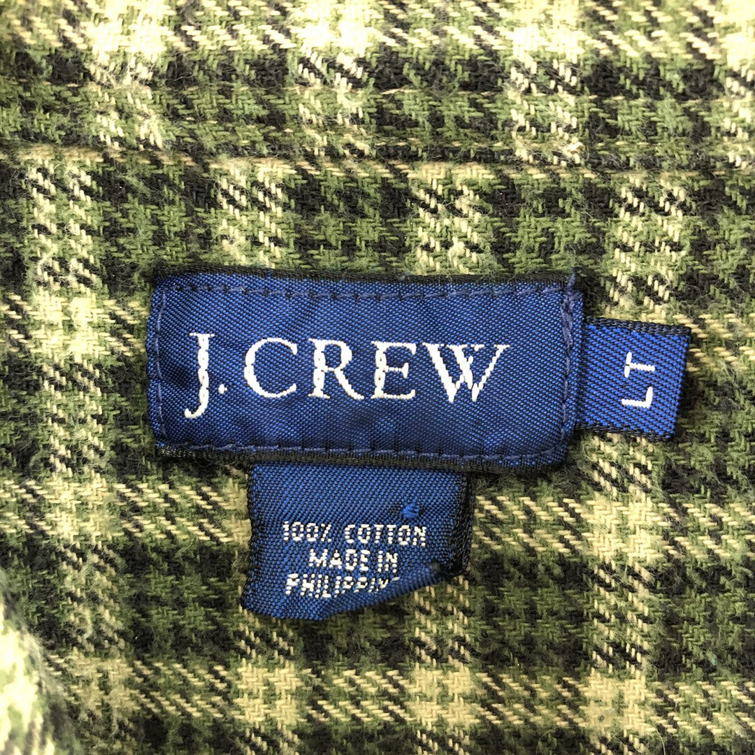 J.Crew Long Sleeve Check Pattern Button Down Flannel Shirt Men's XL /eaa368925