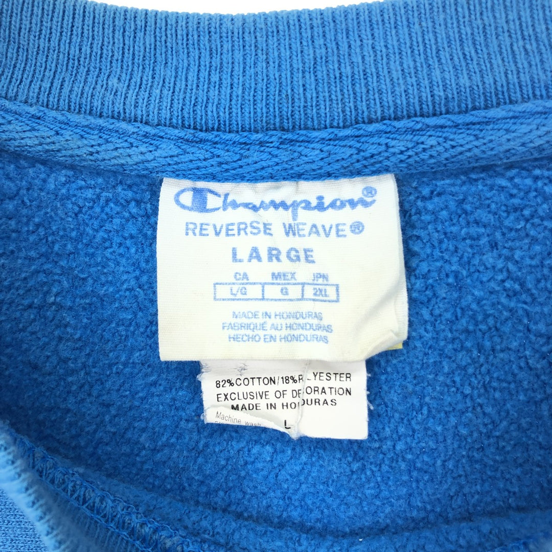 Champion REVERSE WEAVE Reverse Weave One Point Logo Sweatshirt Trainer Men's L /eaa369038