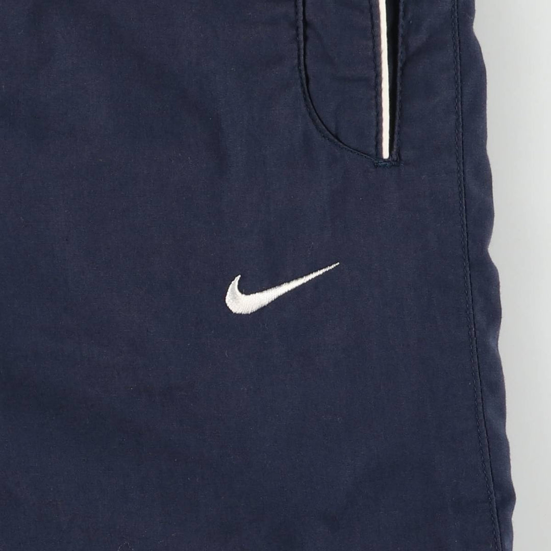 00'S Nike shorts, half pants, men's size L polyester navy blue type Vintage Second Hand