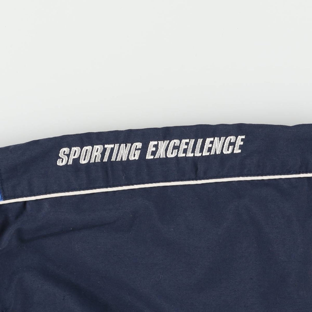 00'S Nike shorts, half pants, men's size L polyester navy blue type Vintage Second Hand