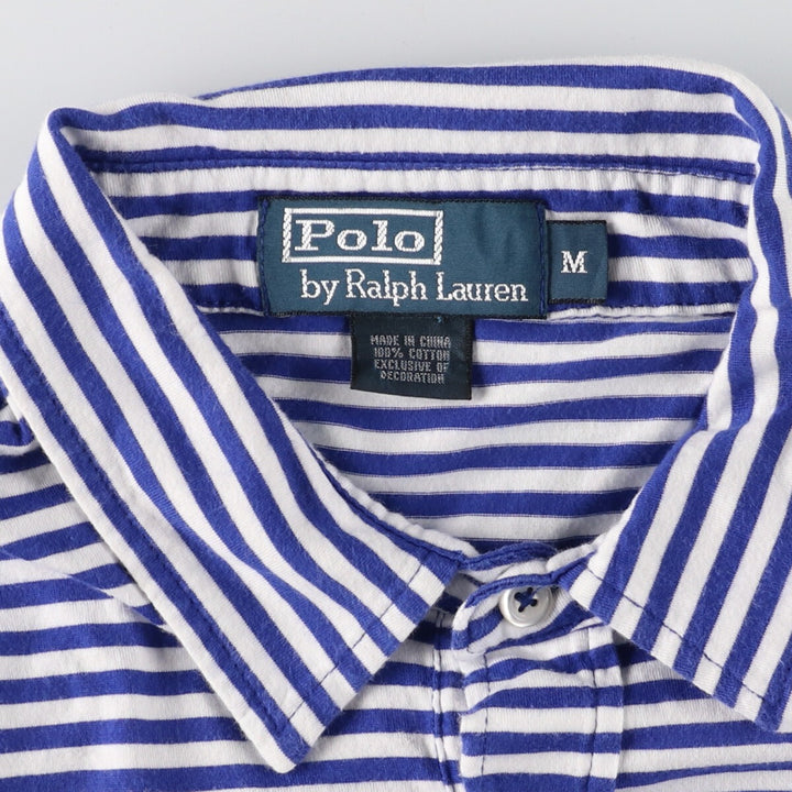 Ralph Lauren POLO by Ralph Lauren Short Sleeve Striped Polo Shirt Women's M /eaa369119