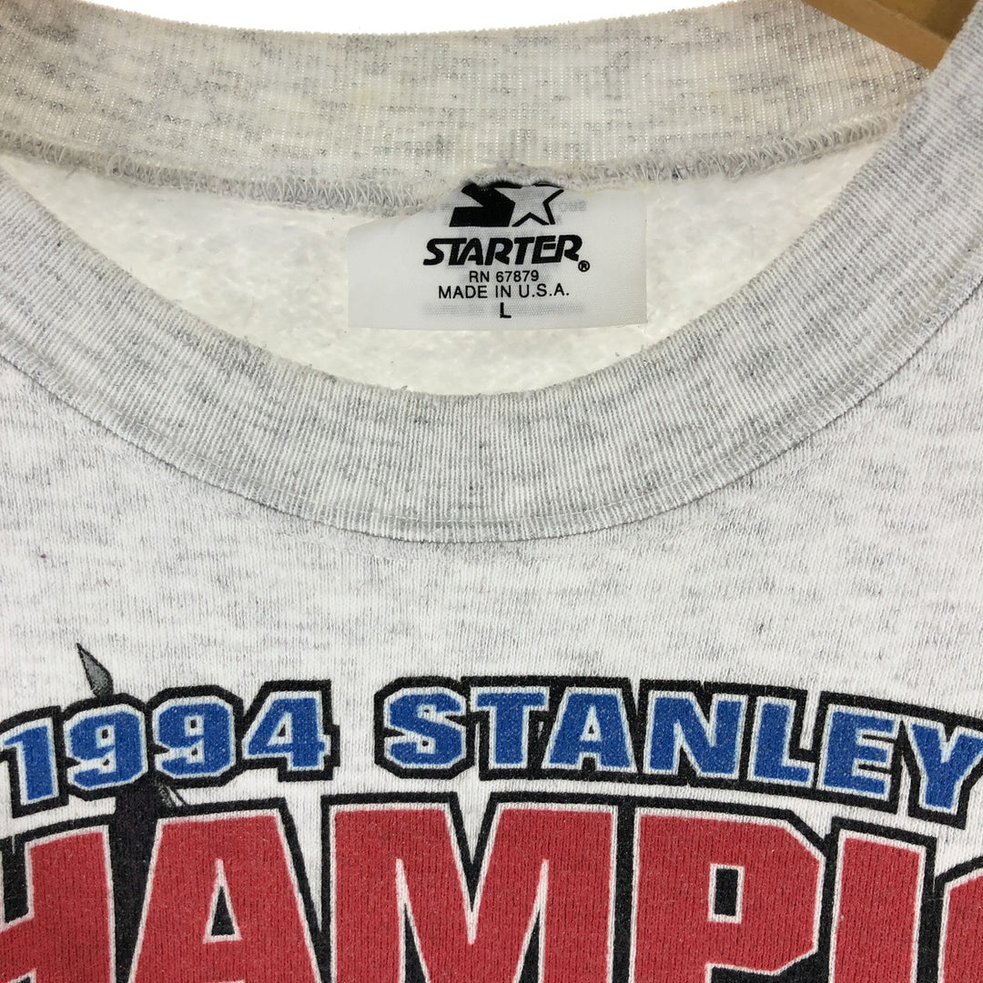 90'S NHL NEW YORK RANGERS New York Rangers Sweatshirt Made in USA Men's L Vintage /eaa369338