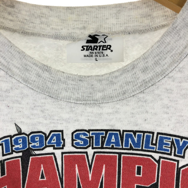 90'S NHL NEW YORK RANGERS New York Rangers Sweatshirt Made in USA Men's L Vintage /eaa369338