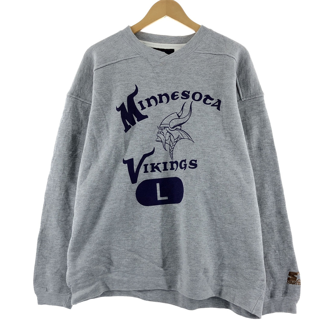 Starter NFL MINNESOTA VIKINGS Minnesota Vikings Printed Sweatshirt Sweatshirt Men's XL /eaa369339