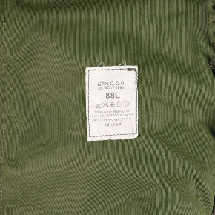 90'S French Military Woodland Camo Camouflage Pattern Military Gore-Tex Parka 88L Men's L Vintage /eaa369415