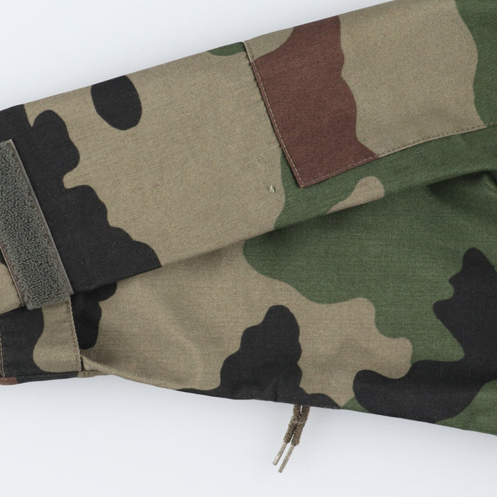 90'S French Military Woodland Camo Camouflage Pattern Military Gore-Tex Parka 88L Men's L Vintage /eaa369415