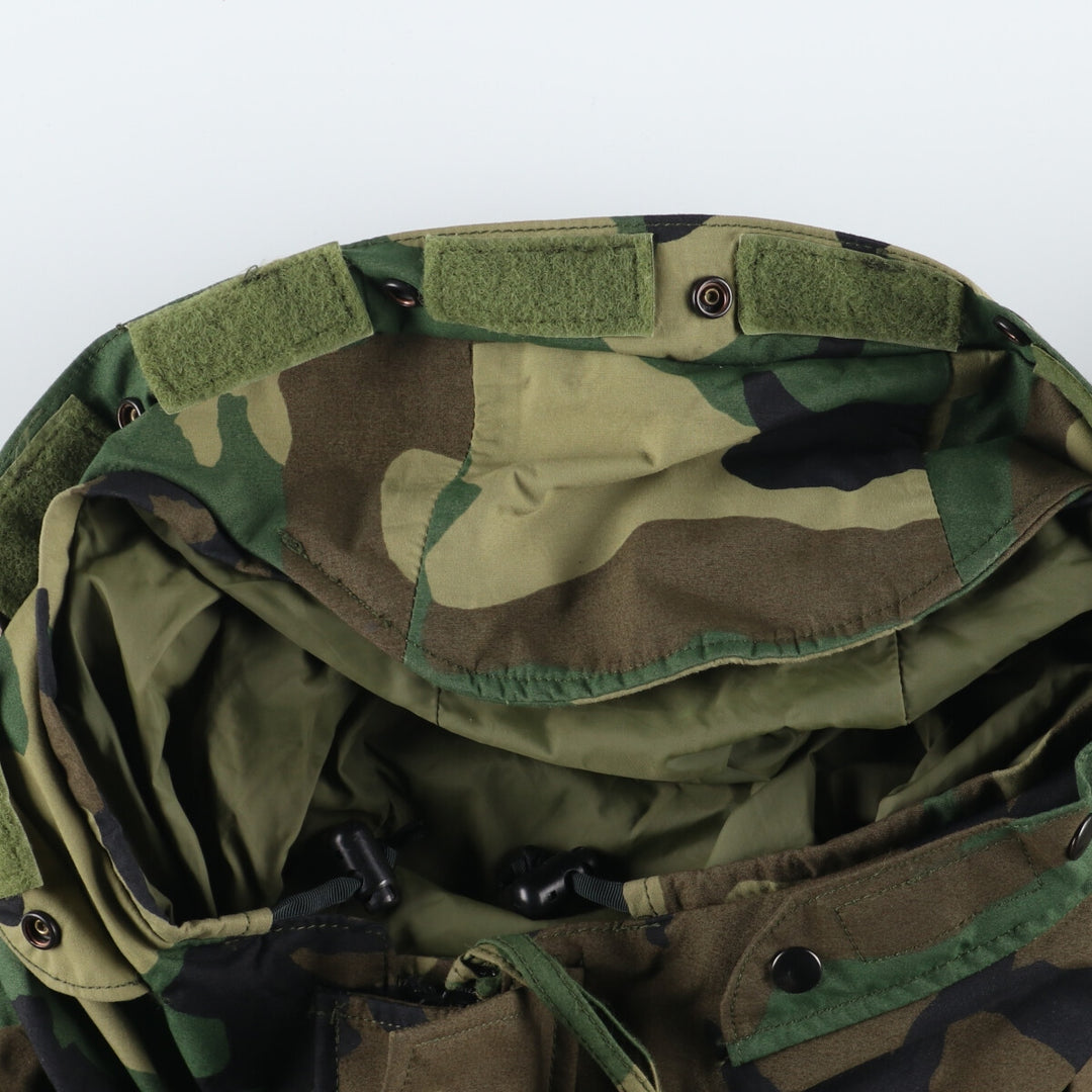 1998 delivery, genuine US military item, ECWCS 1st GEN late model, camouflage pattern, military Gore-Tex parka, made in USA, SMALL-REGULAR, men's L /eaa369418