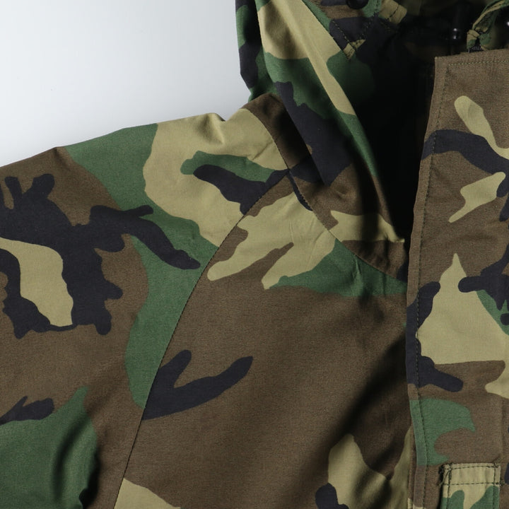 1998 delivery, genuine US military item, ECWCS 1st GEN late model, camouflage pattern, military Gore-Tex parka, made in USA, SMALL-REGULAR, men's L /eaa369418