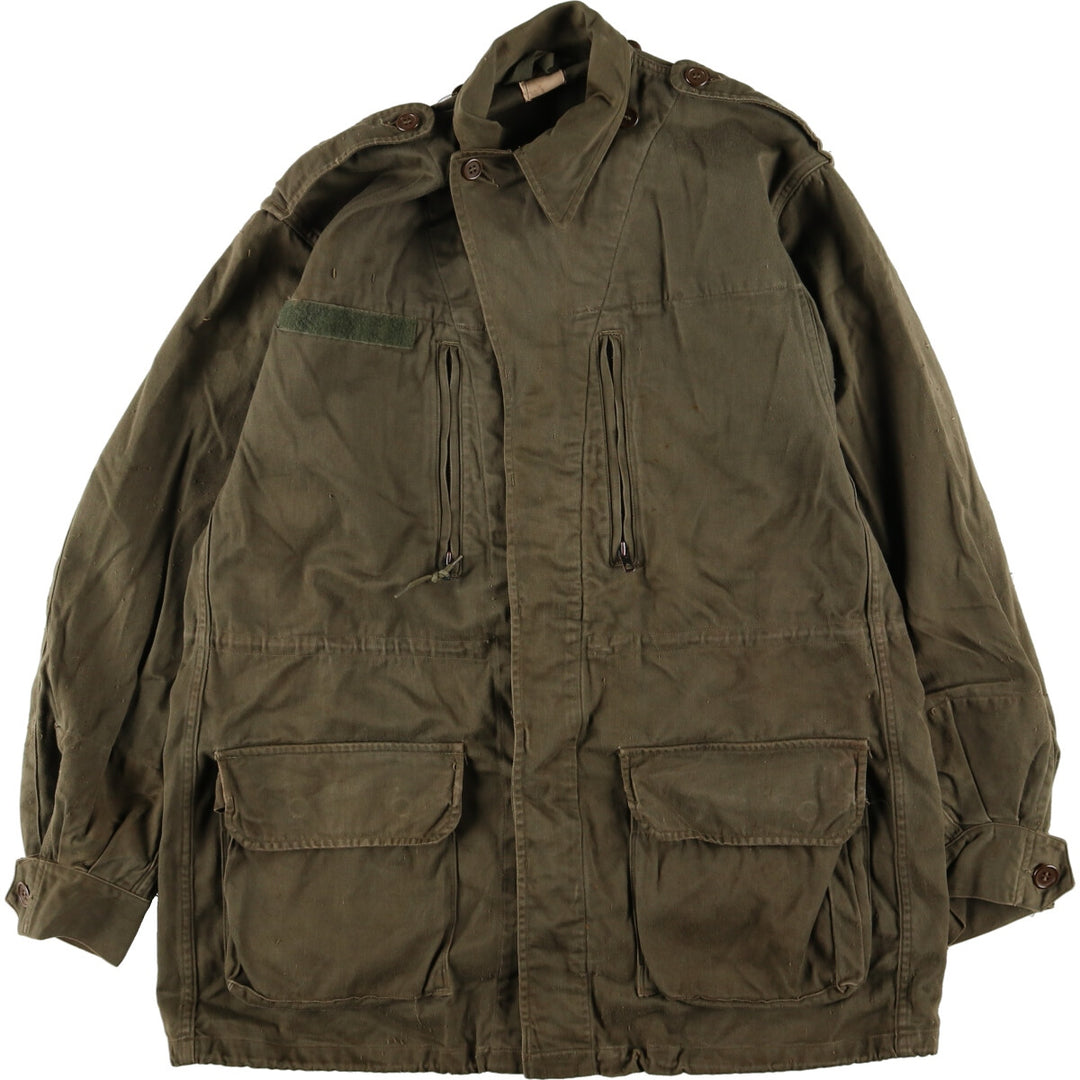 Authentic French military 1960'S M-64 SCECAM PARIS 1968 military field jacket, men's XL, vintage / eaa369487