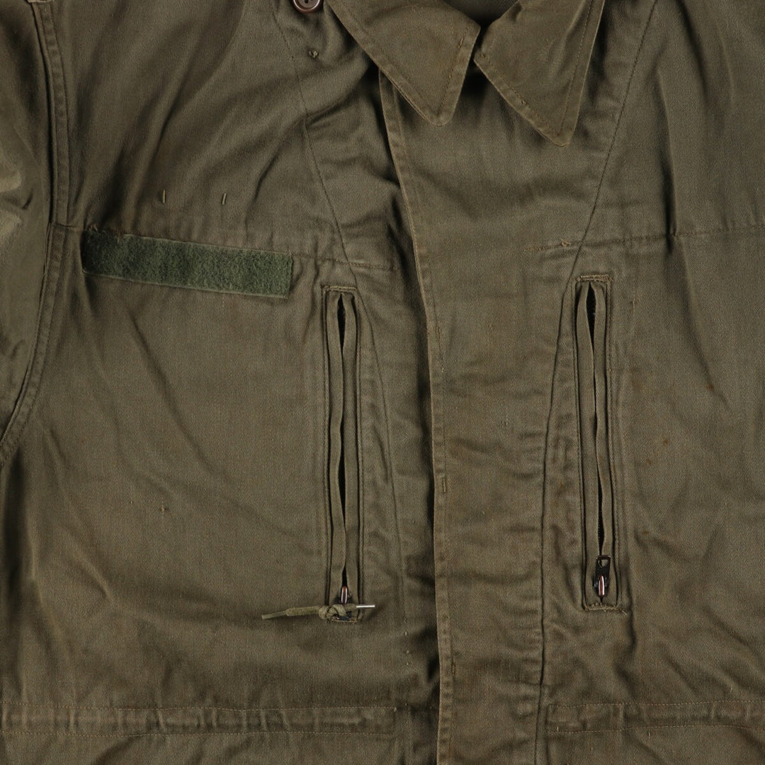 Authentic French military 1960'S M-64 SCECAM PARIS 1968 military field jacket, men's XL, vintage / eaa369487