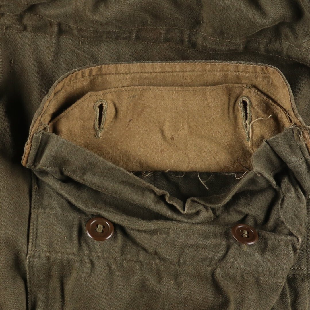 Authentic French military 1960'S M-64 SCECAM PARIS 1968 military field jacket, men's XL, vintage / eaa369487