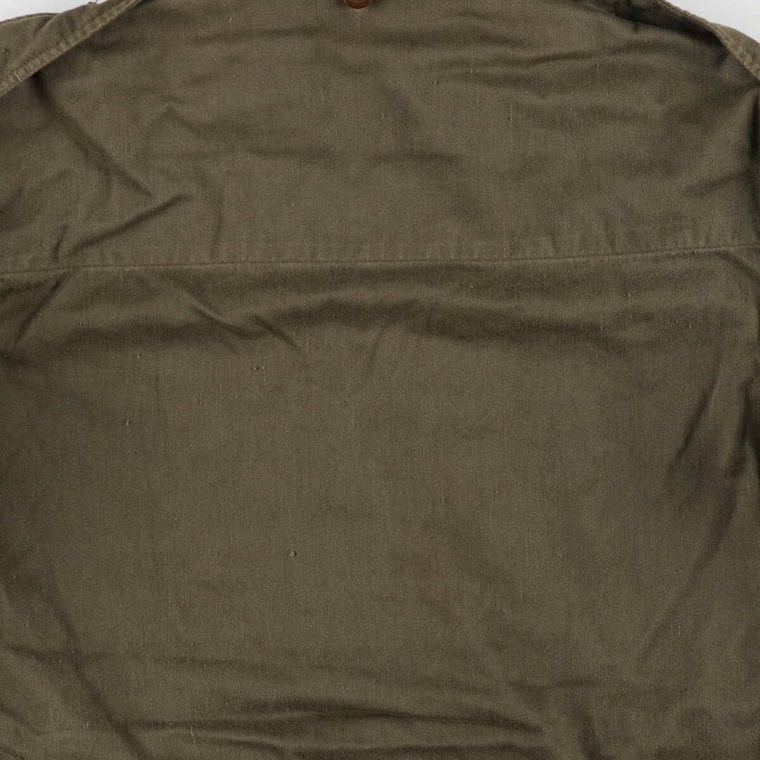 Authentic French military 1960'S M-64 SCECAM PARIS 1968 military field jacket, men's XL, vintage / eaa369487