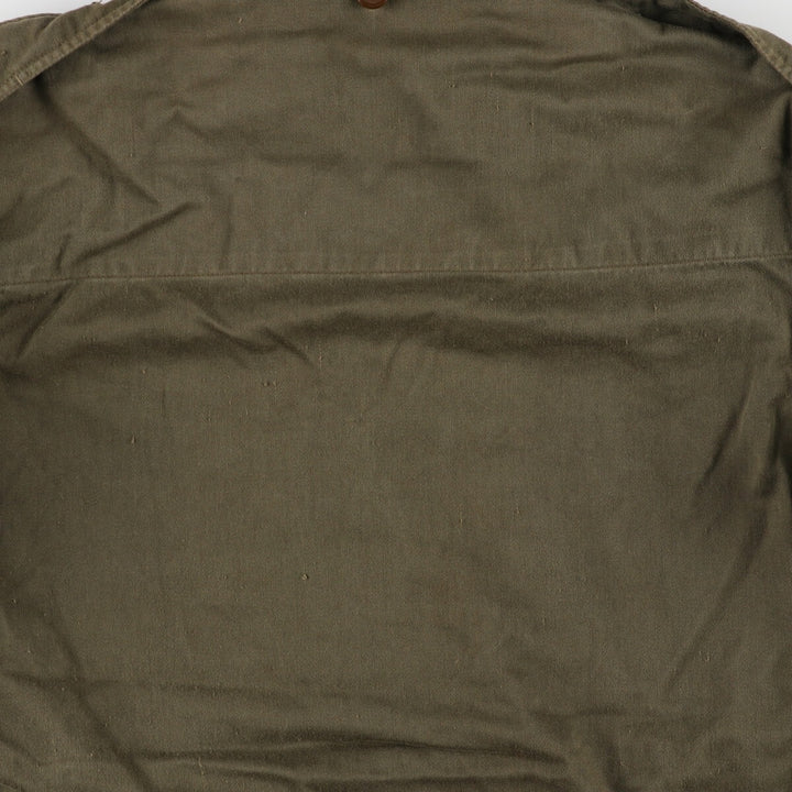 Authentic French military 1960'S M-64 SCECAM PARIS 1968 military field jacket, men's XL, vintage / eaa369487