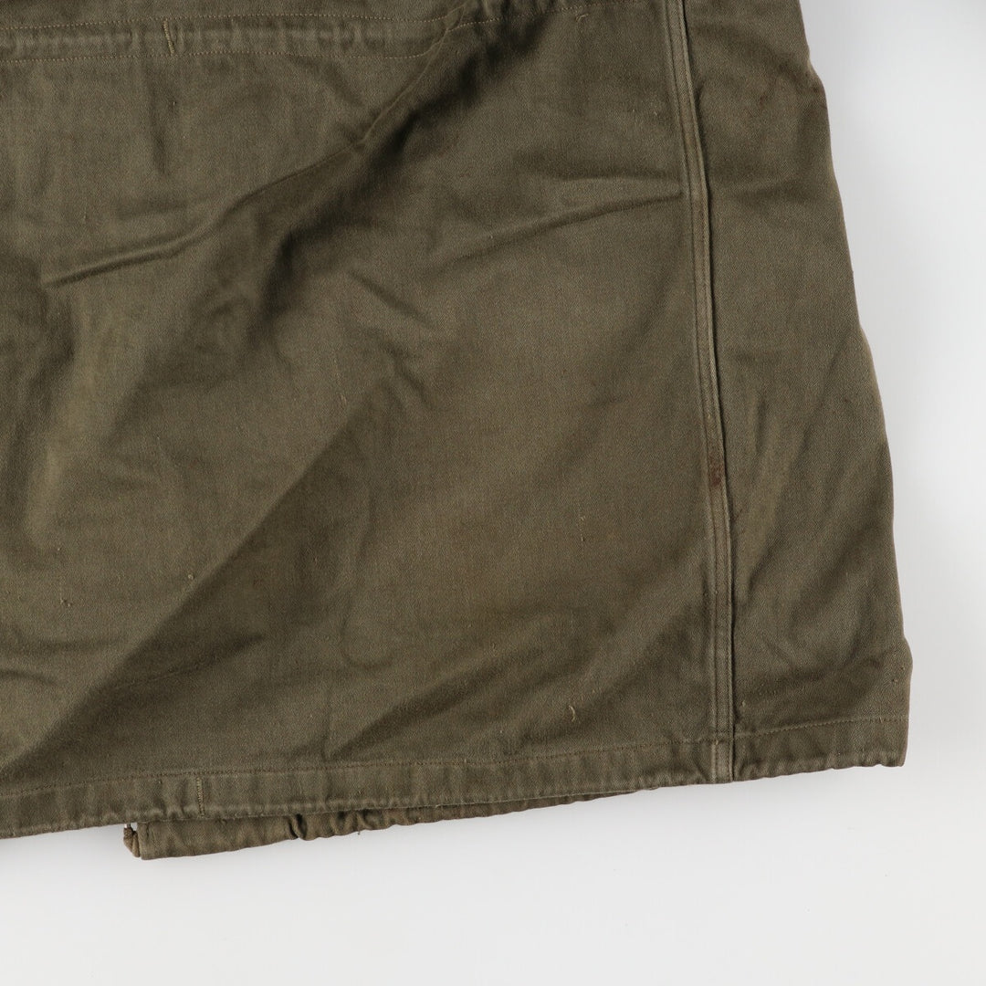 Authentic French military 1960'S M-64 SCECAM PARIS 1968 military field jacket, men's XL, vintage / eaa369487