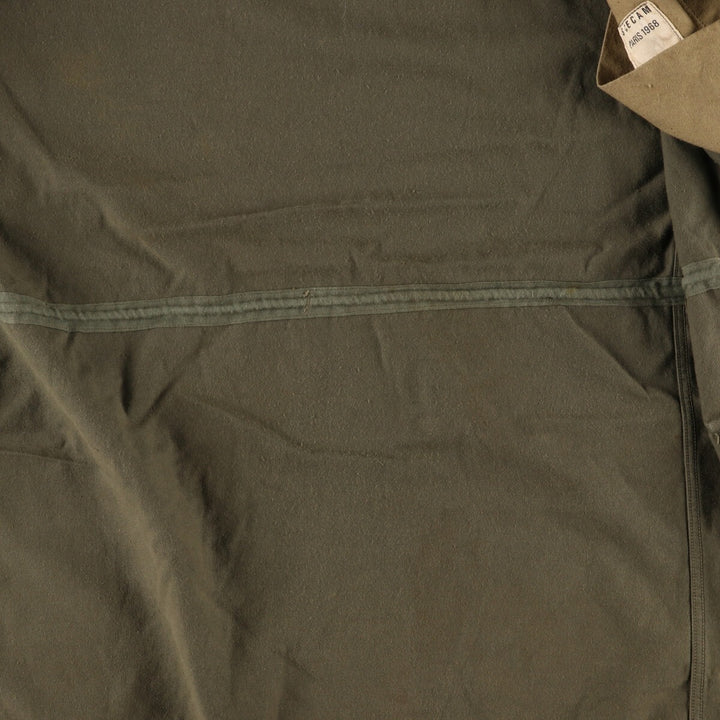 Authentic French military 1960'S M-64 SCECAM PARIS 1968 military field jacket, men's XL, vintage / eaa369487