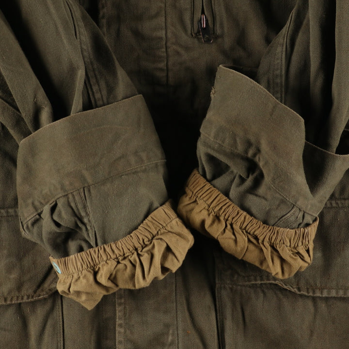 Authentic French military 1960'S M-64 SCECAM PARIS 1968 military field jacket, men's XL, vintage / eaa369487