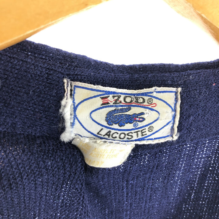 80'S Lacoste IZOD Acrylic Knit Cardigan Men's M Vintage /eaa369735