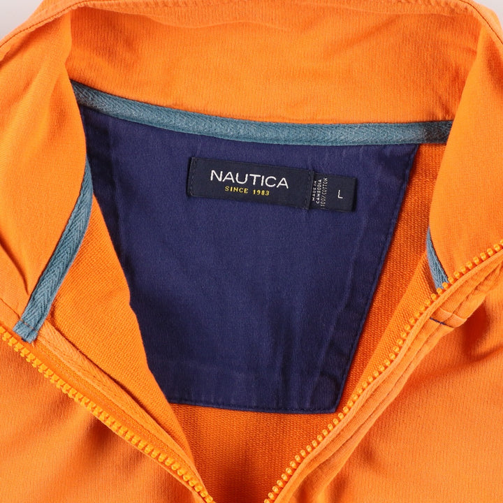 NAUTICA Half-Zip Sweatshirt, Trainer, Men's, L /eaa369860