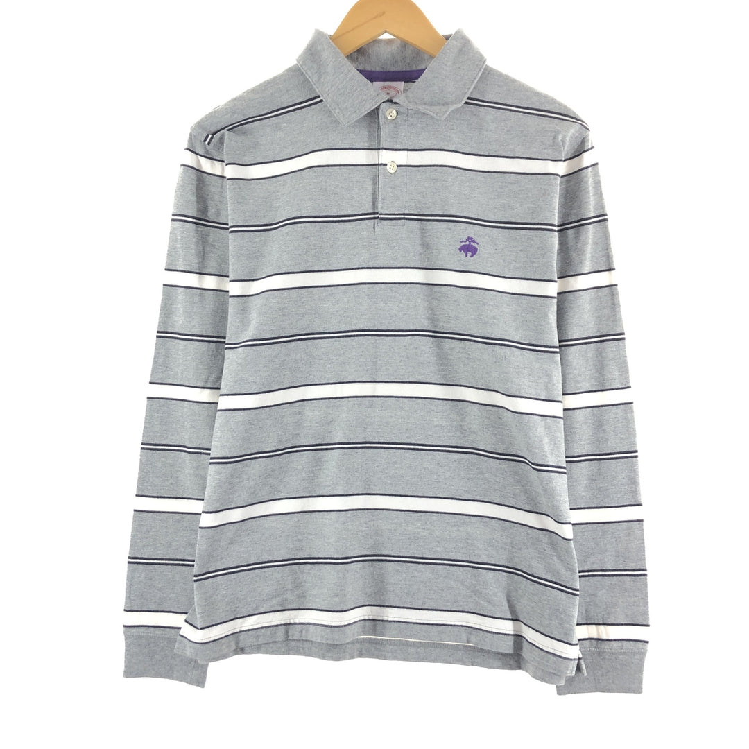 Brooks Brothers Long Sleeve Striped Polo Shirt Men's M /eaa369899