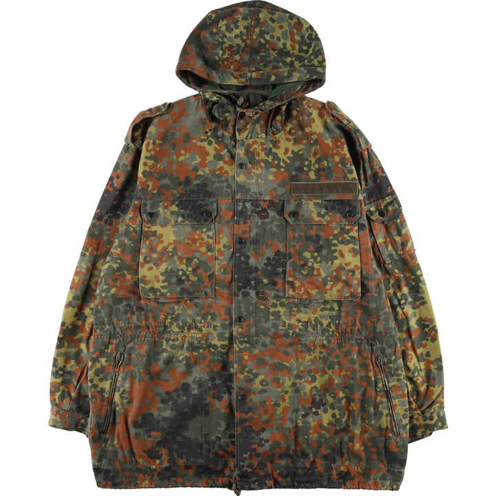 90'S German military genuine Flektor Camo camouflage pattern military field jacket parka Gr.Nr.11 men's XL vintage /eaa370431
