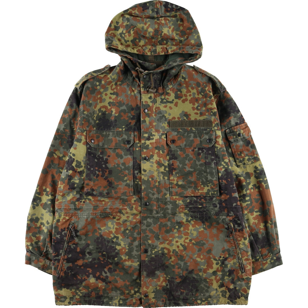 Genuine German military item, Flektor Camo, camouflage pattern, military field jacket, parka, men's XL, vintage /eaa370432