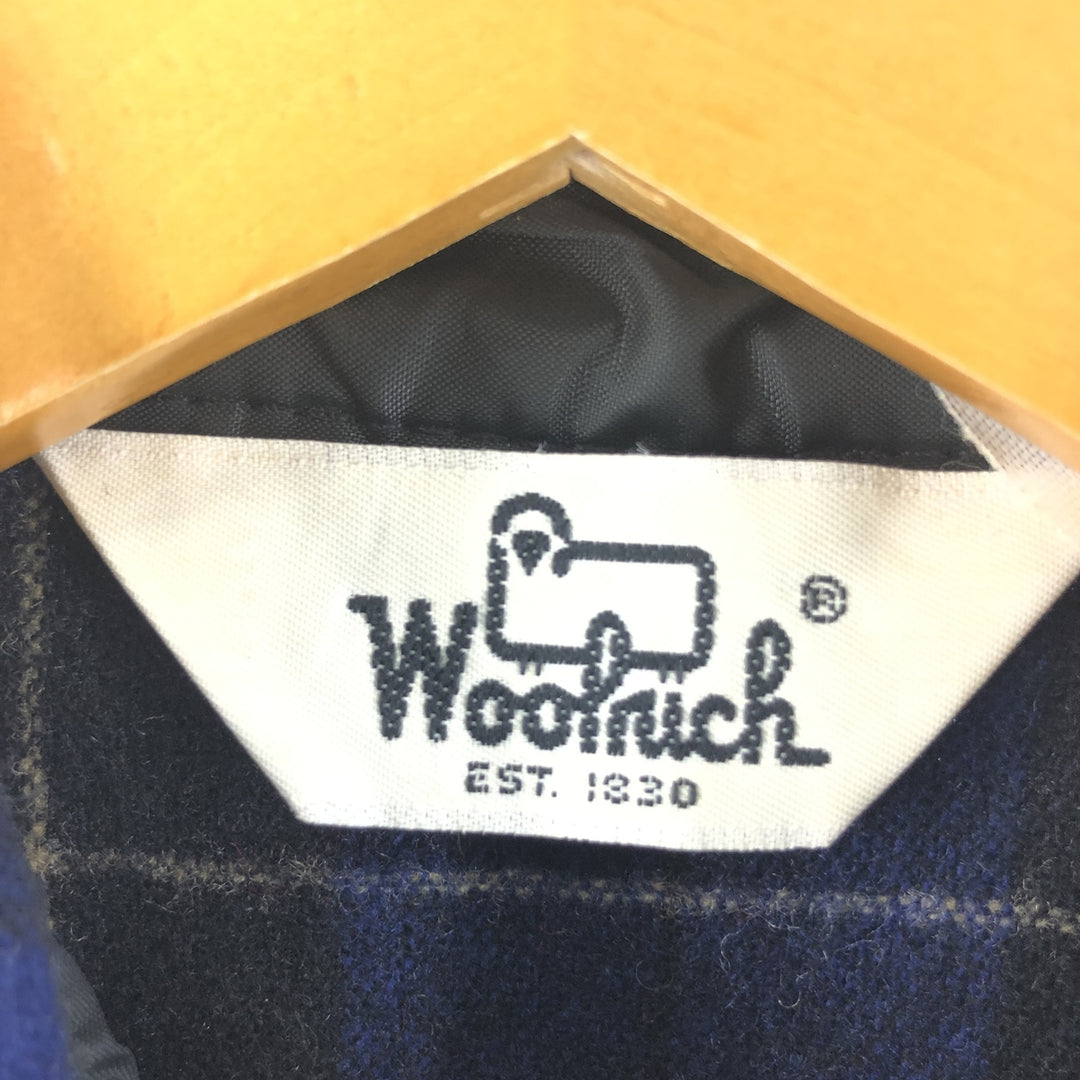 70'S Check Pattern WOOLRICH Wool Shirt Men's S Vintage / eaa370668