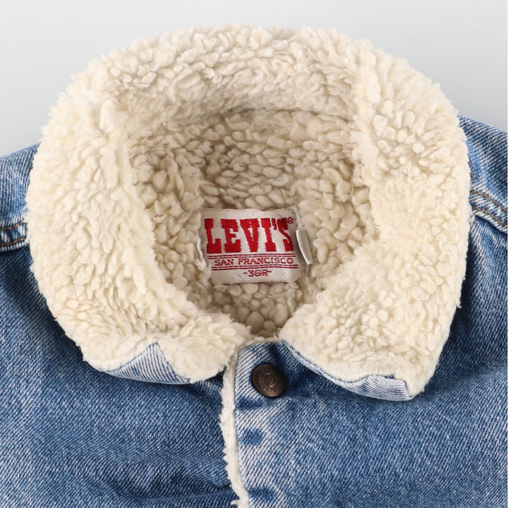 80'S Levi's denim fleece jacket made in USA, men's S, vintage / eaa370718