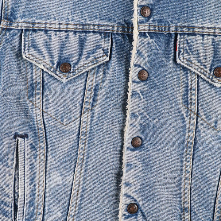 80'S Levi's denim fleece jacket made in USA, men's S, vintage / eaa370718