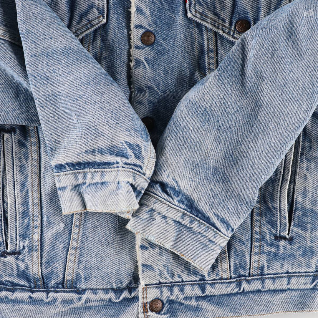 80'S Levi's denim fleece jacket made in USA, men's S, vintage / eaa370718